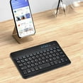 thumbnail image 3 of Portable Ultra-thin Wireless Bluetooth-compatible Keyboard Keypad for iPad Phone Tablet, 3 of 8