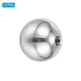 thumbnail image 3 of Uxcell Bouton Écrous à Bille M6x25mm, Lot de 5 Filetages en Acier Inoxydable 304 Couvercle à Vis Rond pour Trou de Store, Argent, 3 of 6