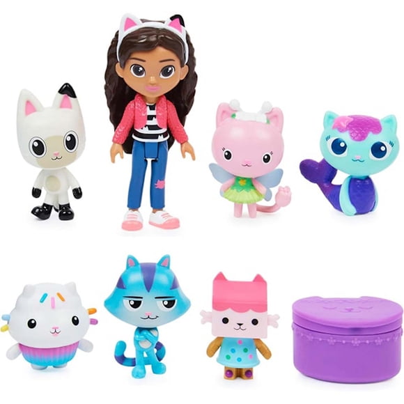 Offre de Pâques! la Maison de Gabby, Ensemble de Figurines de Luxe avec 7 Figurines et Accessoires Surprises, Jouets pour 3 Ans et Plus_cadeau Spécial GIFTS