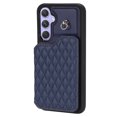 thumbnail image 5 of Elegant Crossbody Strap Wallet Case for Samsung Galaxy A14 5G with Card Holder, Shockproof Purse Magnetic Closure Phone Cover with Wrist Strap for Samsung Galaxy A14 5G - Darkblue, 5 of 11