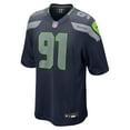 thumbnail image 2 of Men's Nike Byron Murphy II College Navy Seattle Seahawks  Player Game Jersey, 2 of 6