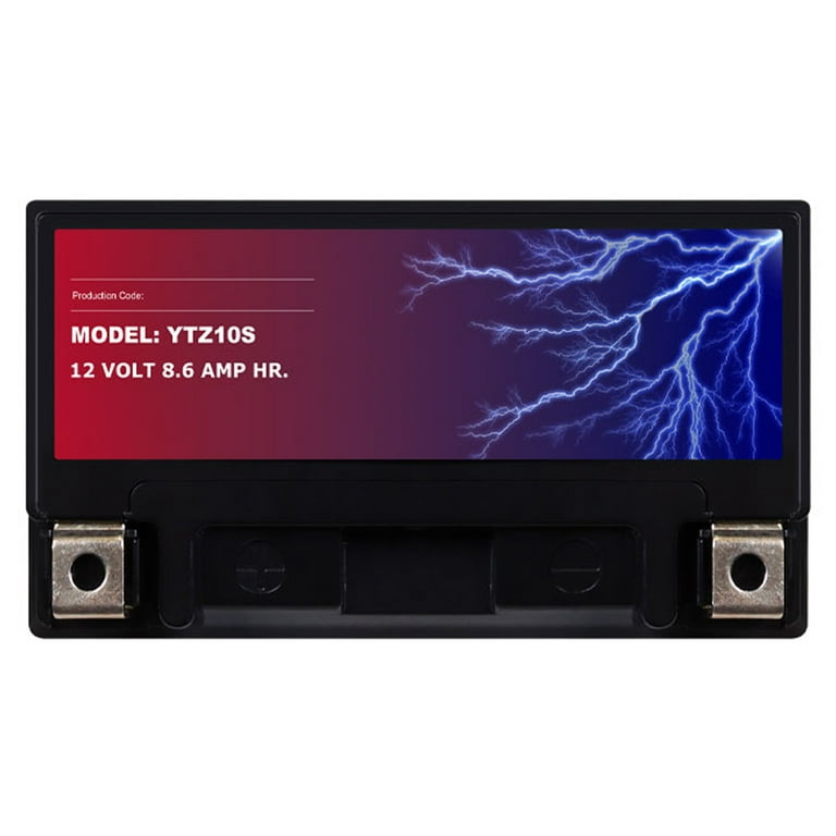 Yontory YTZ10S 12V 8.6AH Replacement Battery compatible with Suzuki LT