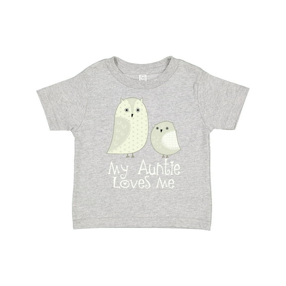 Inktastic My Auntie Loves Me Owl Boys or Girls Toddler T-Shirt