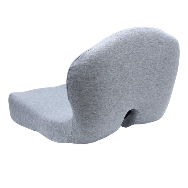 Cojín De Asiento Con Soporte Para La Espalda Baja, Cojín De Espuma Viscoelástica Desmontable Para Asiento De Coche Con Respaldo Ergonómico Para Silla De Oficina