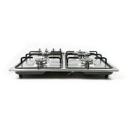 CNCEST 4 Burners Battery Ignition Gas Cooktop Stoves 23 LPG/NG Built-in Gas Hob