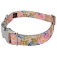 thumbnail image 3 of Country Brook Petz® Premium Watercolor Peonies Dog Collar and Leash, Large, 3 of 6