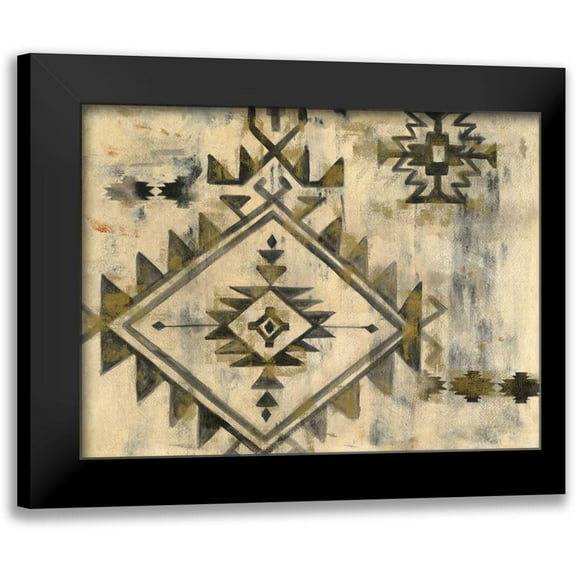Vassileva, Silvia 14x12 Black Modern Framed Museum Art Print Titled - Southwest Design VI