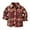 Red, variant on CSCHome Girls Boys' Button down Plaid Shirt for Kids Boys Girls Thickened Casual Cotton Long Sleeve Tops for 6M-9Y