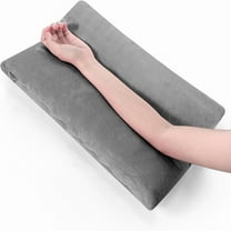 XmhyTop-A Leg Positioner Pillow Arm Support Pillow, 43*25cm Arm Rest & Leg Support Pillow for Recovery, Comfortable Arm Pillow for Bed Rest, 1 Piece,Grey