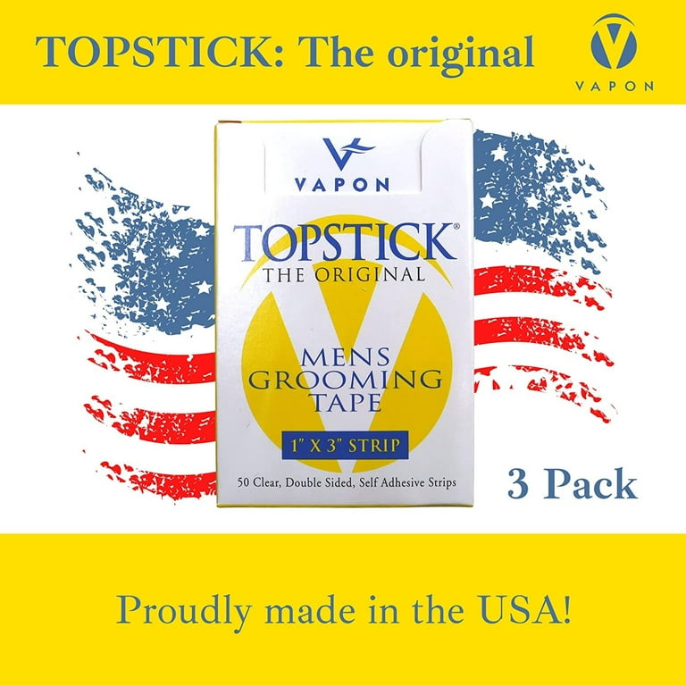 Vapon Topstick - The Original Men's Grooming Tape - Self Adhesive