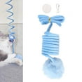 thumbnail image 1 of Pelota de juguete para gatos perfecl juguete de resorte interactivo colgante azul, 1 of 8