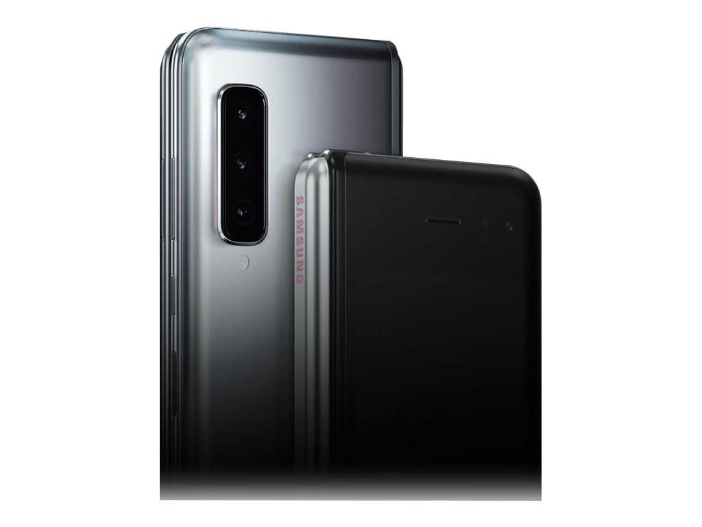 Samsung Galaxy Fold 512 GB Smartphone, 7.3" Dynamic AMOLED QXGA+ 2152 x 1536, 12 GB RAM, Android 9.0 Pie, 4G, Space Silver