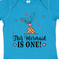 thumbnail image 4 of Inktastic Mermaid 1st Birthday 1 Year Old Girls Baby Bodysuit, 4 of 5