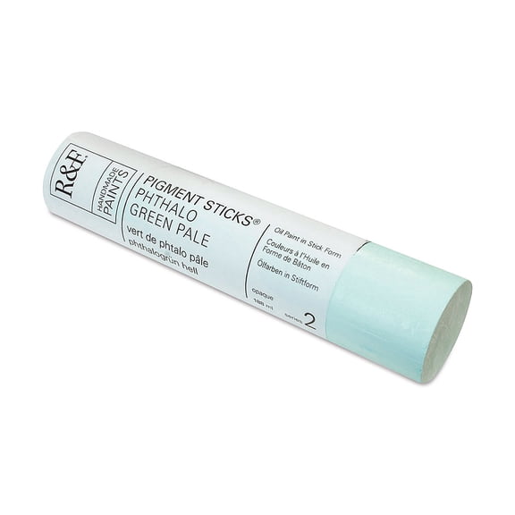 R&F Handmade Paints 222N Oil Pigment Stick 188ml Phthalo Green Pale