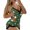 Green, variant on SRZYMJ Festive Holiday Women's Pajama Set Cozy Sleeveless Tank Top and Shorts Comfy Sleepwear for Relaxing Nights
