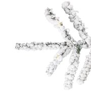 Northlight Pre-Lit Medium IPT Artificial Flocked Garden Christmas Tree - 7.5' - Warm White LED