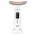 thumbnail image 1 of EZ-X LED Lift and Depuffing Wand- Anti Aging Red Light Therapy for Face, Neck and Under Eye- 4 Color LED- Cold Depuffing- Microcurrent- Hot and Cold Facial Massager [with Stand], 1 of 7