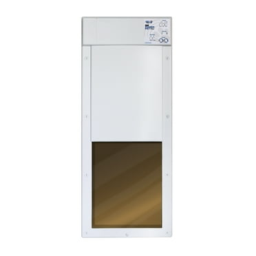 High Tech Pet PX-2 - Large Power Pet Door for Door Installations - Wi-Fi Smartphone Controlled