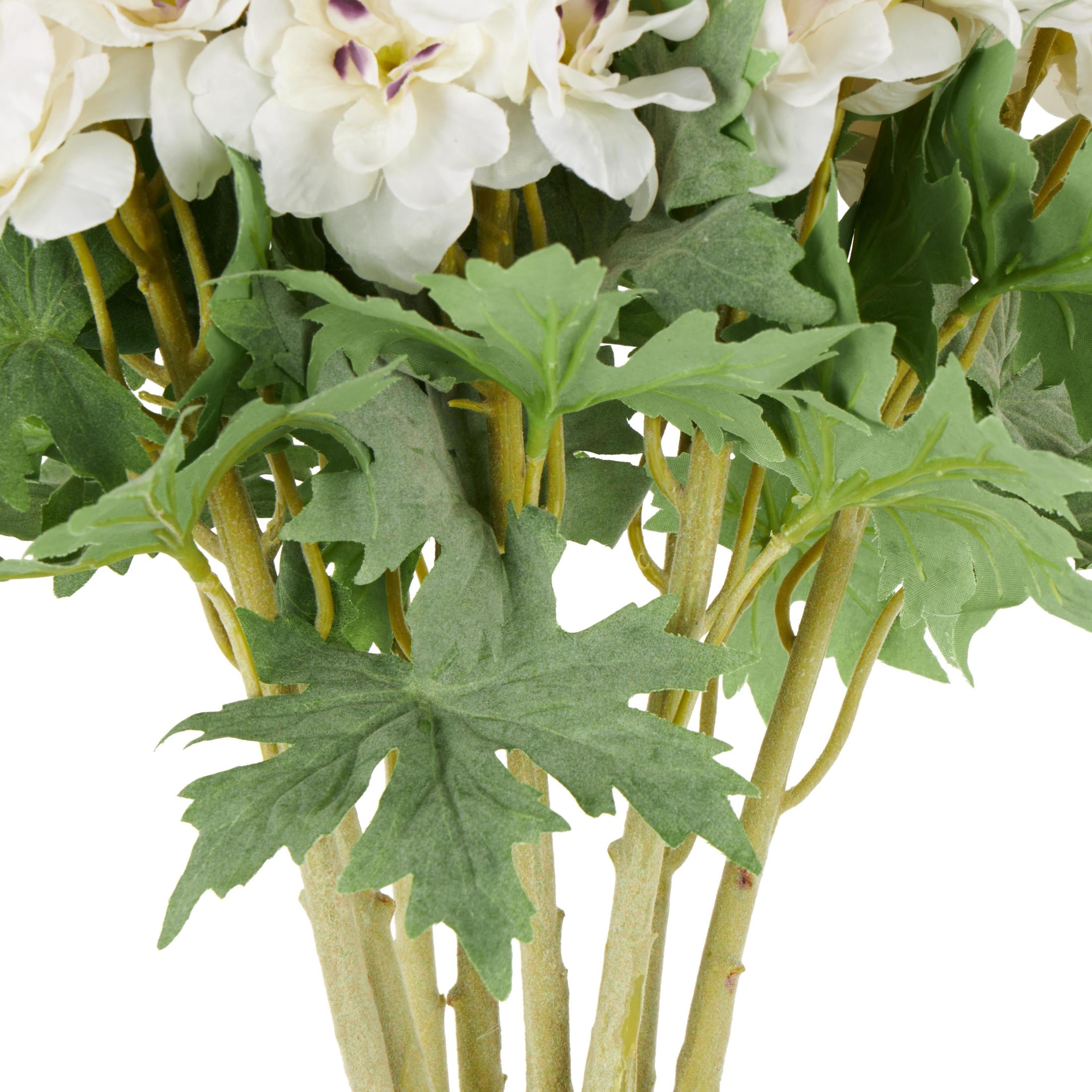 38" Plastic Floral Tall Delphinium Artificial Flower Stem, by DecMode (8 Count)