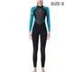 thumbnail image 2 of Traje de baño multicolor cuello redondo de una pieza manga larga snorkel conjunto ajustable elástico traje de baño traje de baño 3mm azul s AweSitey OD017102-09, 2 of 7