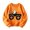 B483 Orange, variant on Likimi Children Girls Halloween Sweatshirts Hallowmas Cartoon Print Crew Neck Sweatshirt For Girls Long Sleeve Everyday Wear Fashion Pullover Size 2-3 Years