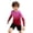 Hot Pink Swimwear, variant on CAIVO Kids Boys Girls Sun Protective Swim Shirt Long Sleeve Rash Guard Tops Solid Color Tie Dye Printed Beach Pool Water Sports Summer Adorable Swimwear