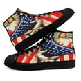 thumbnail image 4 of America Needs Jesus High Top Canvas Shoes Sneakers Black Size 12, 4 of 7