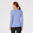 thumbnail image 2 of Wink Layers Women's Long Sleeve Silky Tee, Ceil Blue, S Womens, 2 of 6