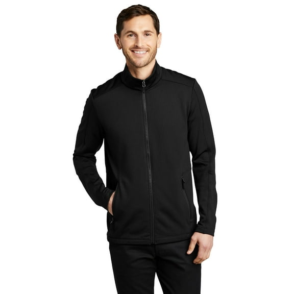 Port Authority Men's Grid Fleece Jacket - F239