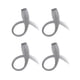 thumbnail image 1 of 4 extensiones de cabello con clip para mujer, con orejas teñidas, de un solo color Gris, 1 of 9