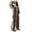 Brown, variant on HXWCHs Women's Fashion Straight Leg Casual Pants with Side Stripes for Sports and Everyday Wear XXL Brown