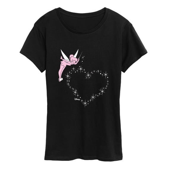 Tinker Bell - Sparkle Heart - Women's Short Sleeve Graphic T-Shirt