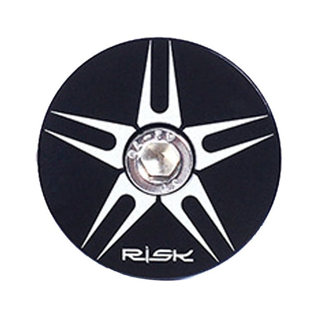Soidarity RISK Road Bike Professional Headset Cover Impermeable Atractivo Resistente al desgaste 28.6mm Front Fork Ciclismo Auriculares Accesorios Ciclismo Negro estrella espina Soidarity OD026054-07