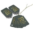 thumbnail image 3 of Inkdotpot Gold Foil Paper Hang Tags ThankYou For Celebrating With Us Bridal Shower-Baby Shower-Retirement-Wedding-Birthday Favor Tags 100 Pack, 3 of 6