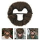 thumbnail image 5 of Disfraz de mono con barba realista para cosplay, fiesta de animales, escenario, vello facial, bigote marrón realista, disfraz de fiesta para adultos, 5 of 7