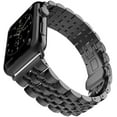 thumbnail image 3 of BAMAIA Compatible avec Bracelet Apple Watch, Bracelet de Remplacement en Métal Inoxydable Solide, Adapté pour Apple Watch3 (Ls 42mm Noir), 3 of 4