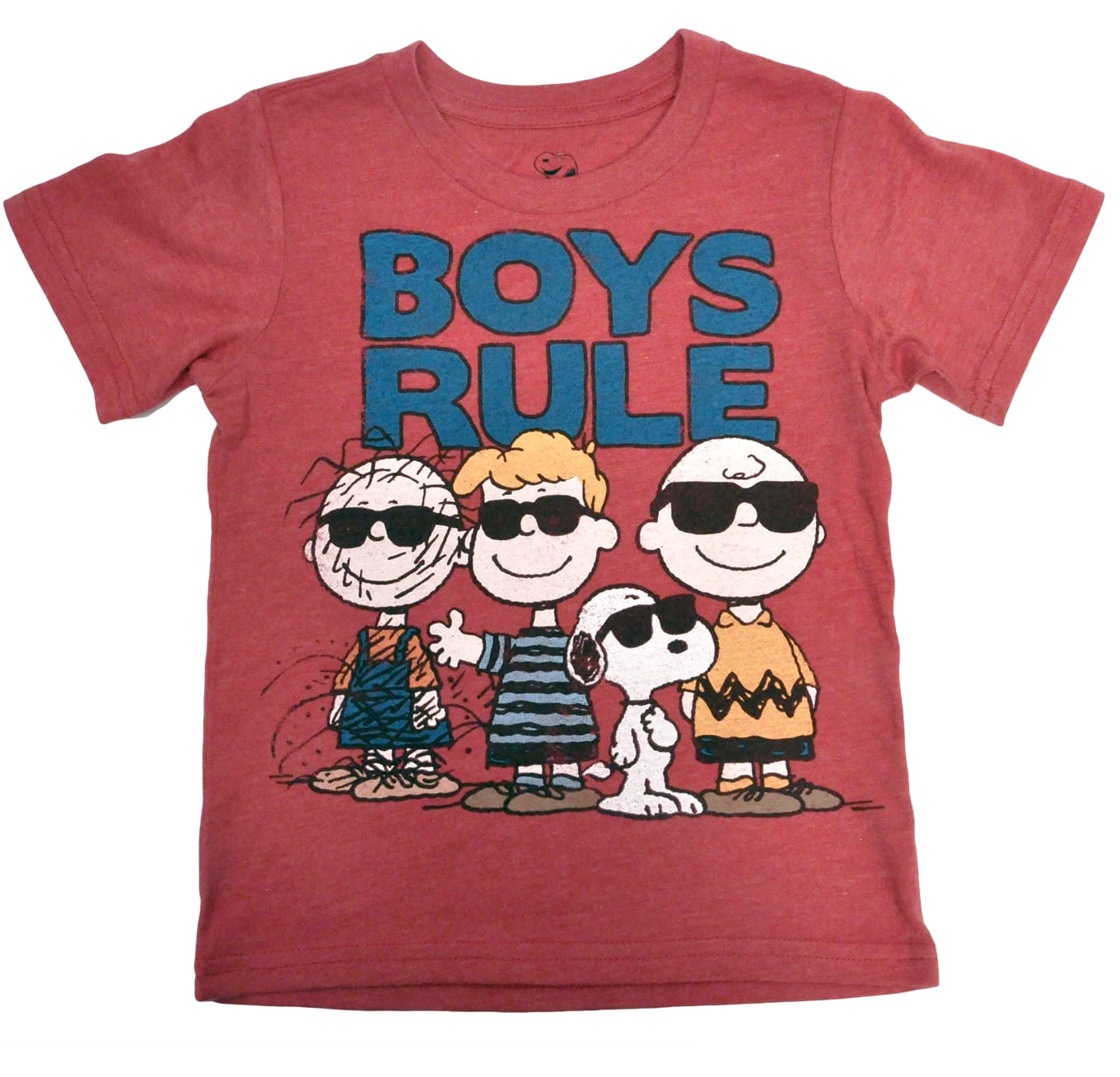 Peanuts Peanuts Gang Snoopy Toddlers Boys Rule TShirt Red 3T