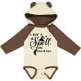 thumbnail image 3 of Inktastic I Put a Spell on Oma and Opa Witch Hat and Broom Boys or Girls Long Sleeve Baby Bodysuit, 3 of 5
