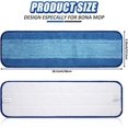 thumbnail image 2 of Zshan (12pcs) Microfiber Cleaning Pads Compatible with Bona Mop Reusable Replacement Pads for 18 Inch Mop Washable Microfiber Mop Pad Refills Replacement Mop Heads for Floor Cleaning, 2 of 5
