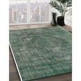 thumbnail image 2 of Ahgly Company Indoor Rectangle Mid-Century Modern Green Oriental Area Rugs, 6' x 9', 2 of 6
