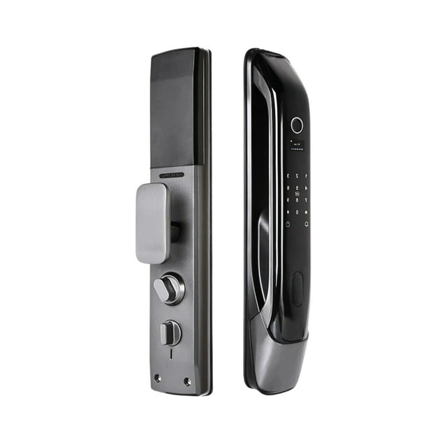 Cerradura Electrónica Inteligente Wifi De Seguridad. Con Timbre y 5 Métodos De Apertura: Huella Digital, Códigos, Tarjetas RFID, Aplicación Móvil, Llave Física.