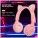 thumbnail image 4 of Auriculares Y08M Bluetooth 5 inalámbricos con micrófono rosa, 4 of 5