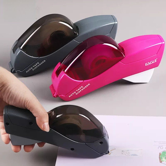Cortadora de cinta inteligente T5165AB, soporte para cinta de papelería, máquina de cinta manual transparente, máquina de cinta