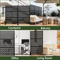 thumbnail image 6 of Erosoei Freestanding Metal Outdoor Privacy Screen, 71.97"H x 45.67"W, 6 of 8
