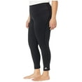 thumbnail image 3 of adidas Plus Size Believe This Solid/Heather 7/8 Tights Black, 3 of 3