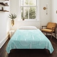 thumbnail image 4 of Blue Ombre Tapestry for Bedroom Wall Hanging Tapestry, Farmhouse Stripes Modern Abstract Art Ceiling Backdrop Tapestries Poster Blanket Wall Decor for Teens Room Living Room Dorm 51" x 59", 4 of 8