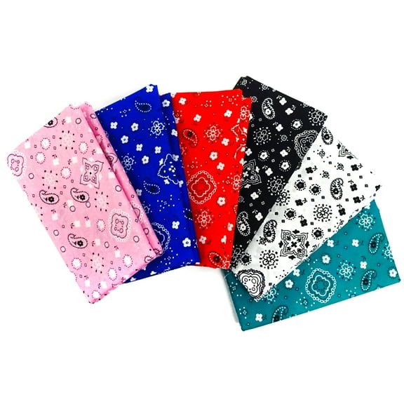 Shason Textile 44" x 3 yd Cotton Polyester Blend Printed Craft Fabric, Pink