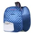 thumbnail image 2 of Caja de sauna casera con enchufe estadounidense para una experiencia de cuerpo completo Azul, 2 of 9