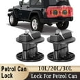 thumbnail image 2 of Strong Fuel Can Lock Bracket Mount for 10 20 30L Jerry Can Gas Diesel Fuel Tank Oil Container Spare Petrol Tank Backup, 2 of 7