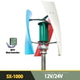 thumbnail image 2 of Wind Generator 1kw Inner Air Duct 800w 1000w Small Free Energy Wind Turbine Power Permanent Maglev 12v 24v With MPPT Controller ,Easy Installation, 2 of 7